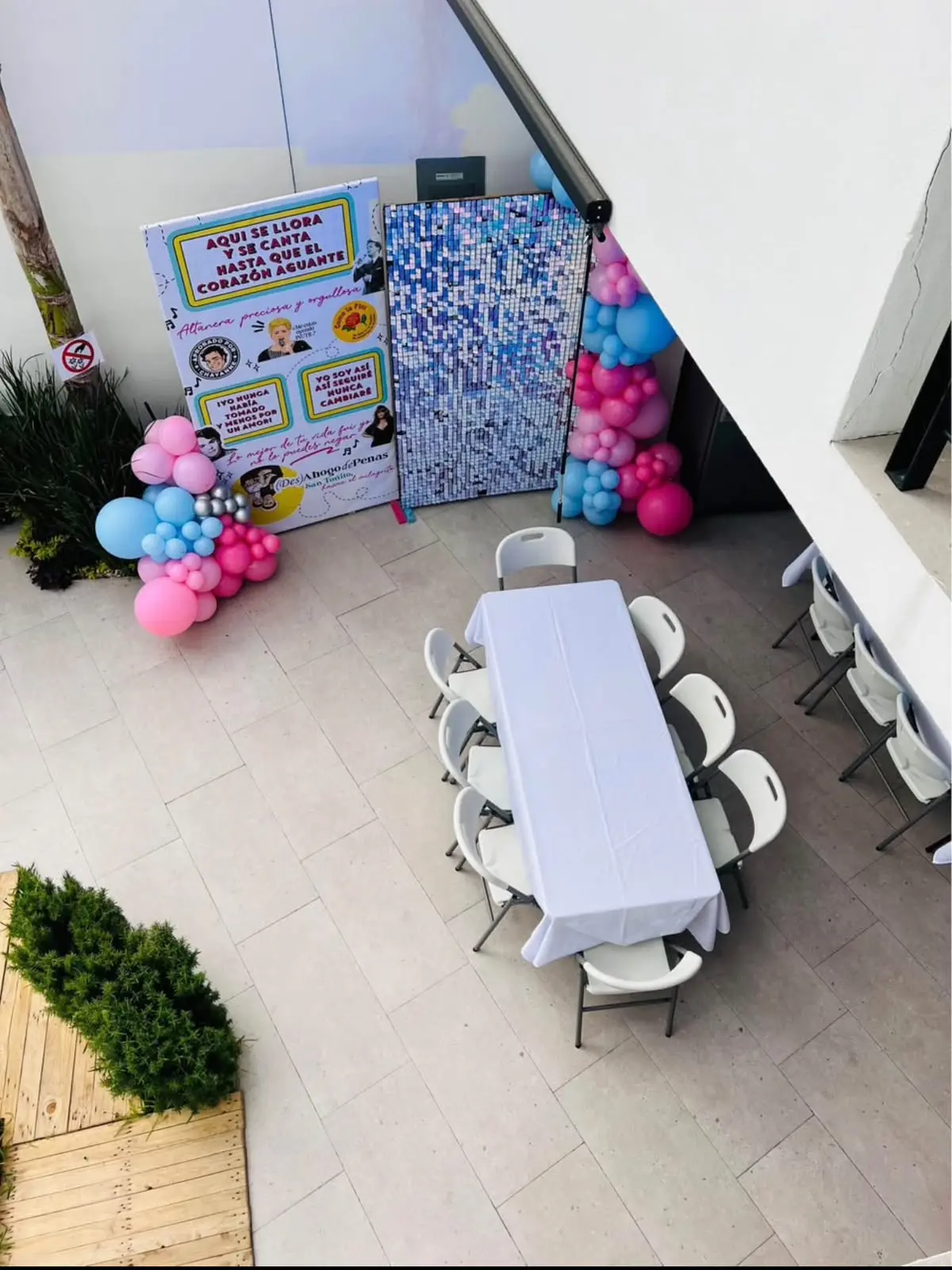 Decoración para una fiesta infantil